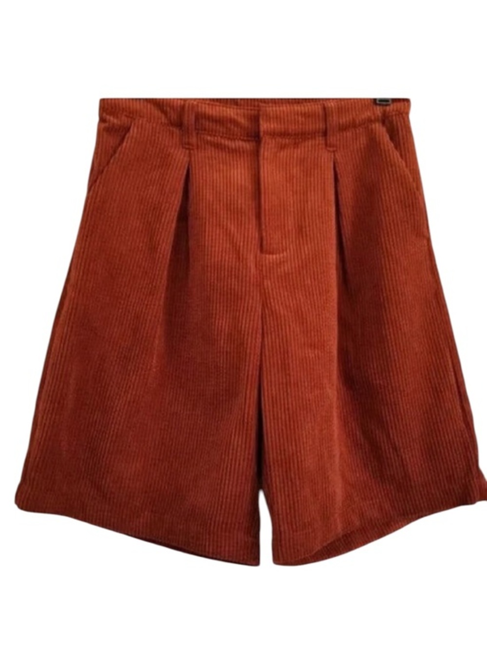 Future Collective Reese Blutstein Corduroy  Long Shorts 9” inseam Rust/Brown